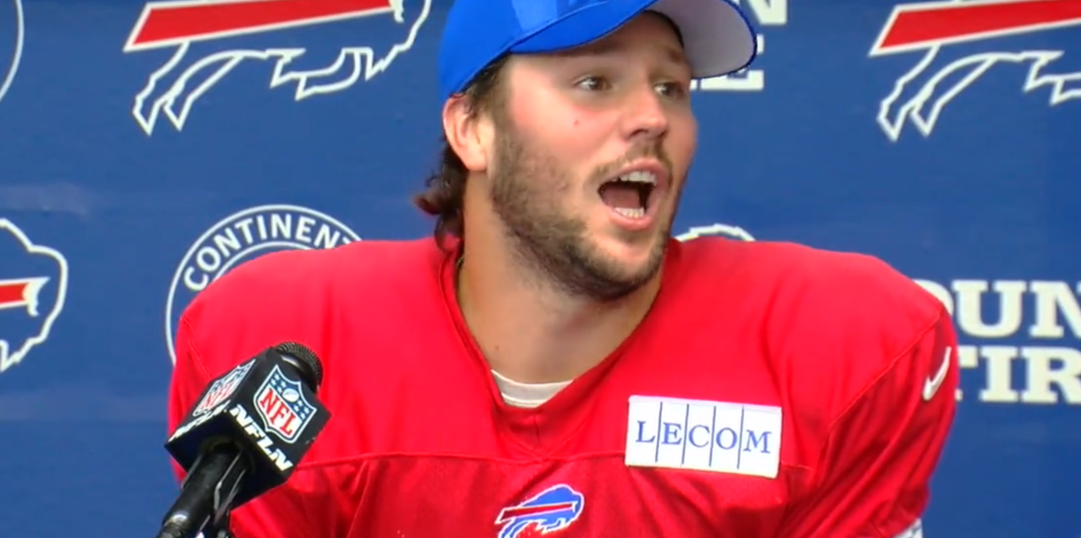 Buffalo Bills QB Josh Allen/ Photo Credit: Twitter/X @Matt_Bove