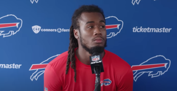 Buffalo Bills RB James Cook/ Photo Credit: YouTube @buffalobills