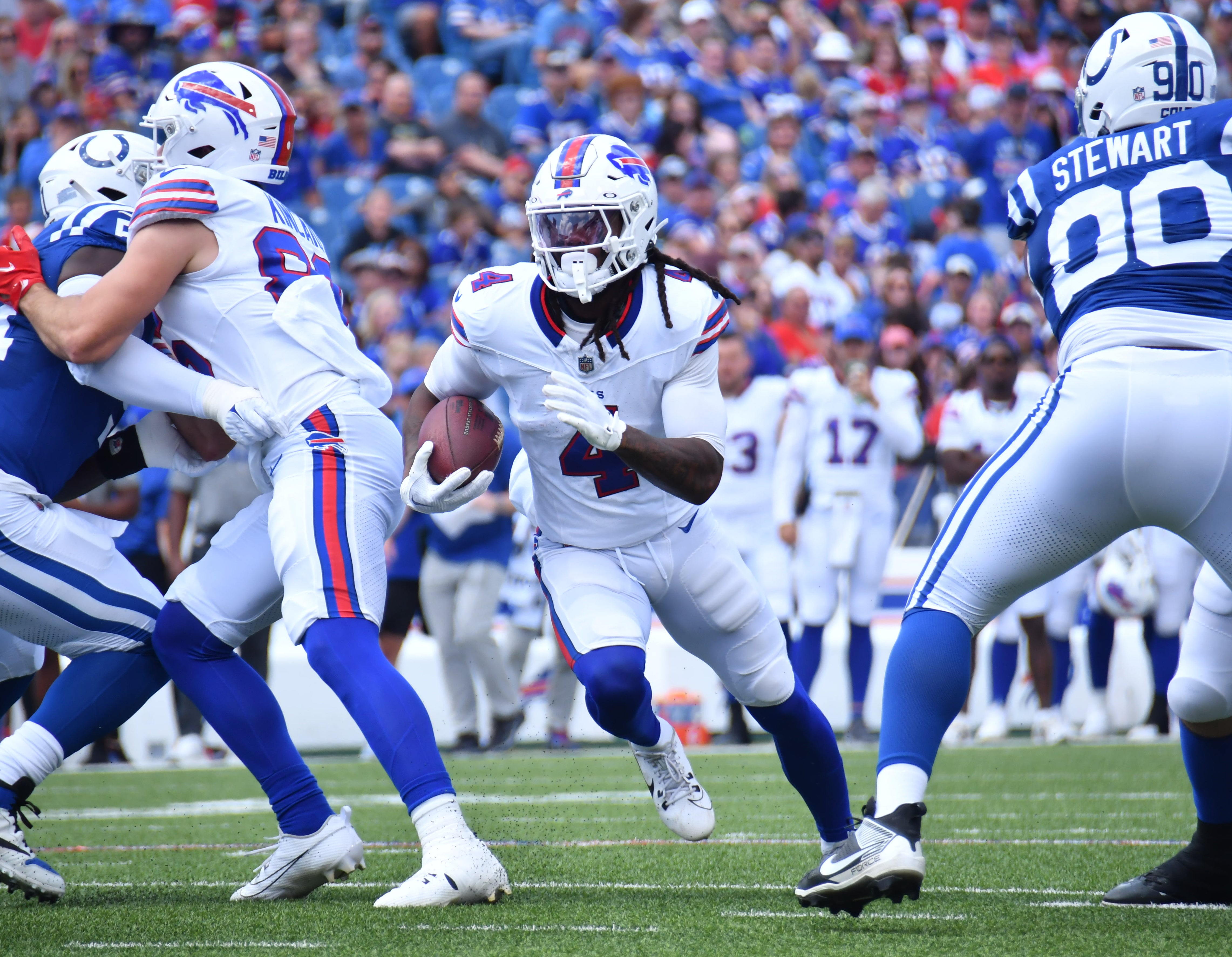 Buffalo Bills RB James Cook/ Photo Credit:Mark Konezny-USA TODAY Sports