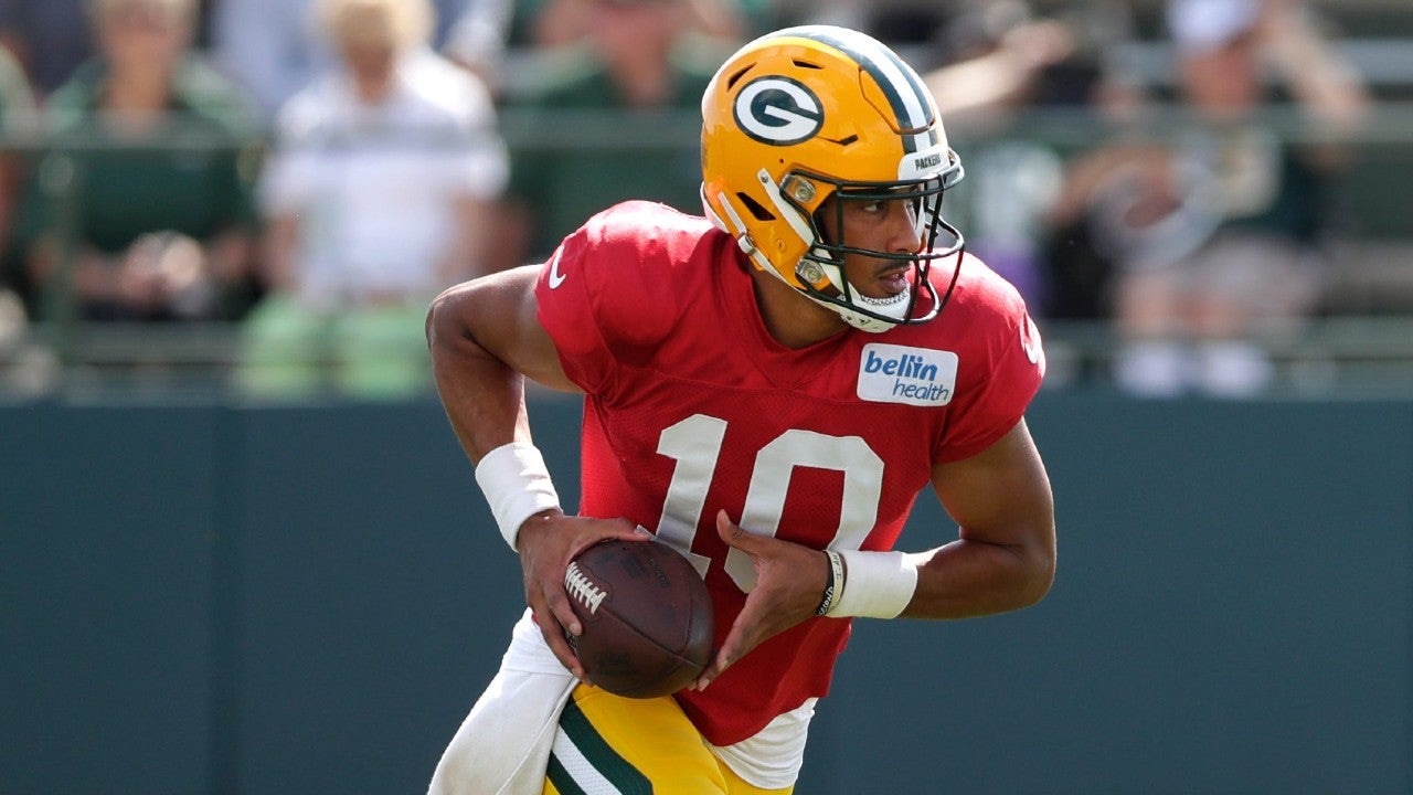 Green Bay Packers quarterback Jordan Love (10) practices during training camp on Aug. 17, 2023, at Ray Nitschke Field in Ashwaubenon, Wis Sarah Kloepping/USA TODAY NETWORK-Wisconsin / USA TODAY NETWORK