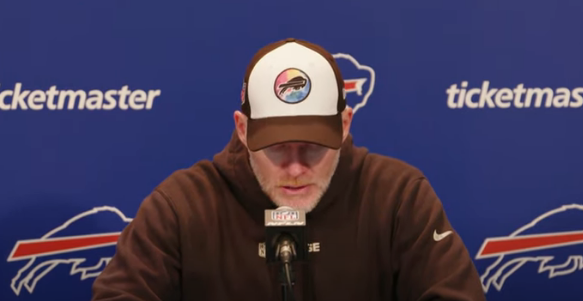 Buffalo Bills head coach Sean McDermott/ Photo Credit: YouTube @buffalobills