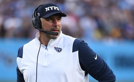 Tennessee Titans head coach Mike Vrabel