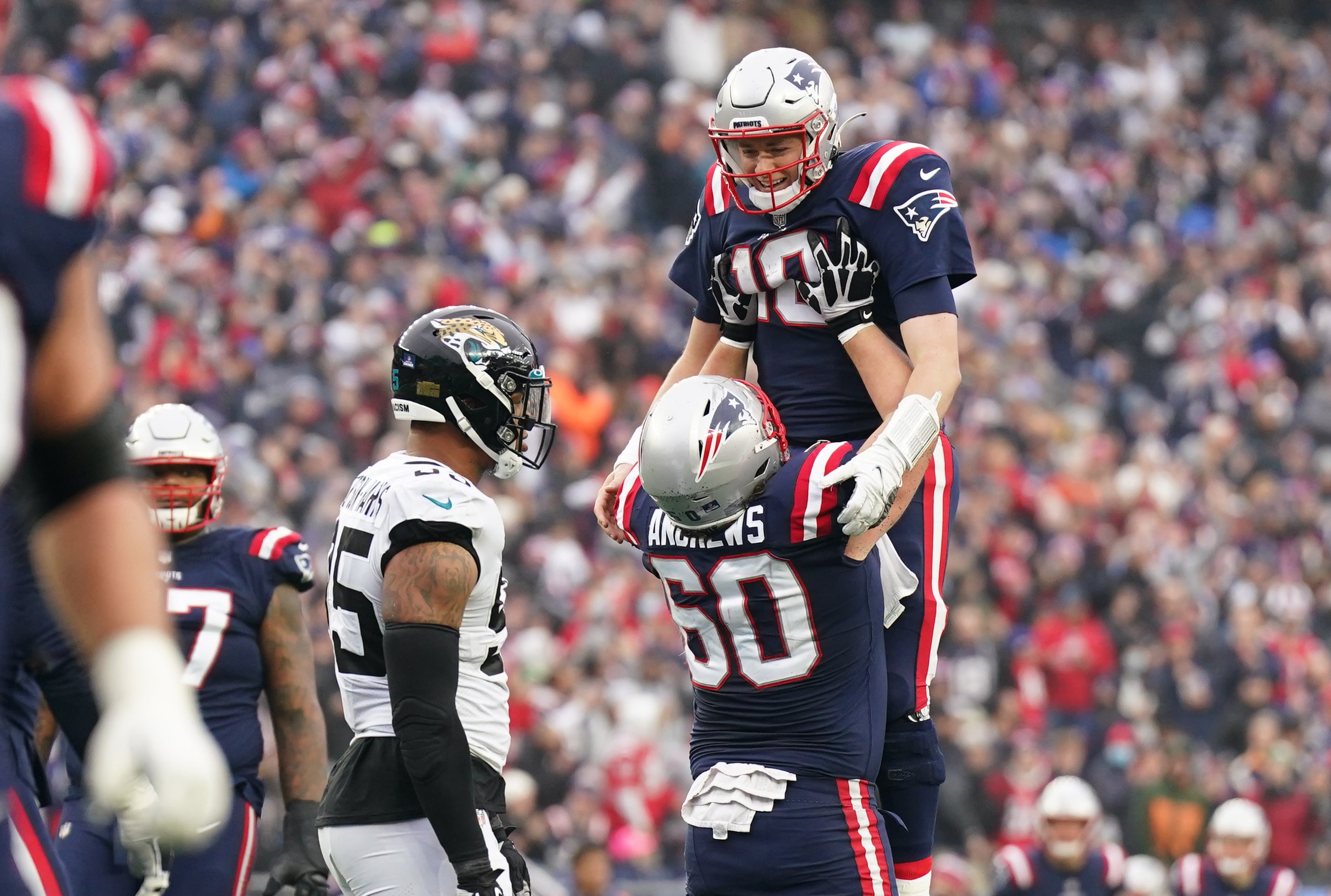 Mac Jones, David Andrews