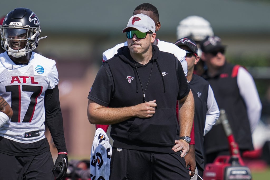 Falcons head coach Arthur Smith