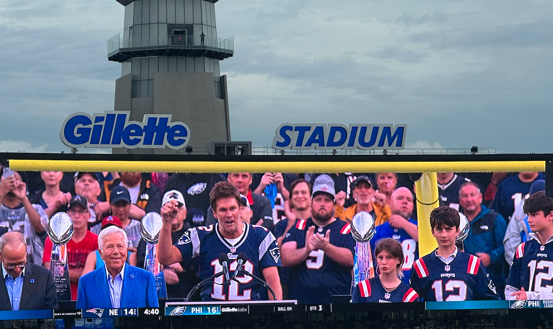 Tom Brady halftime ceremony