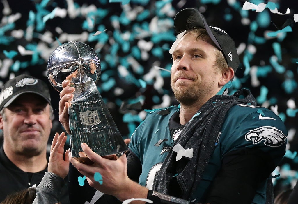 Ex-Eagles quarterback Nick Foles