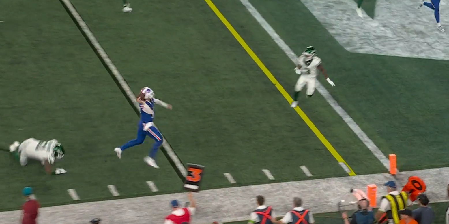 Buffalo Bills QB Josh Allen/ Photo Credit: Twitter/X @bleacherreport