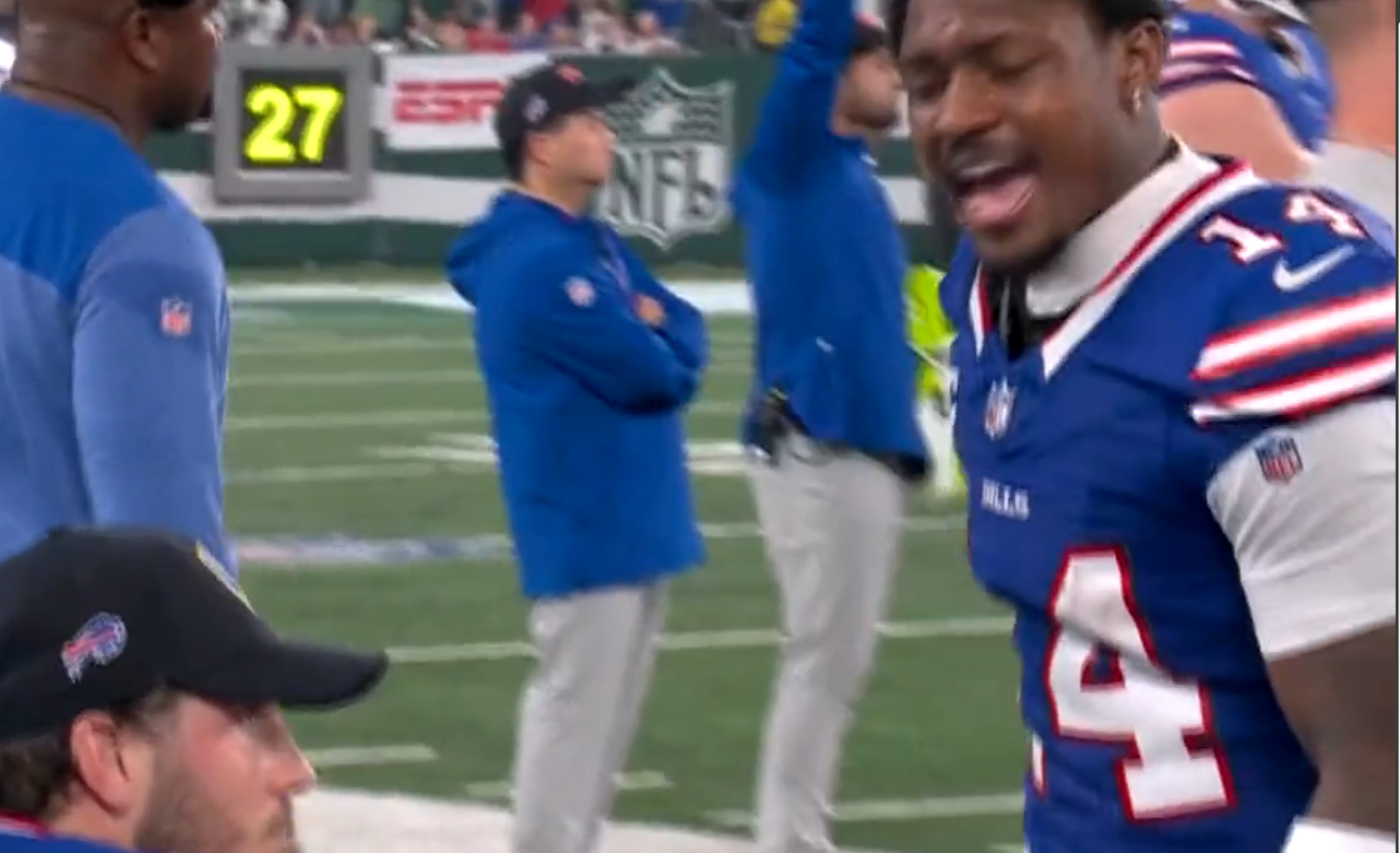 Buffalo Bills WR Stefon Diggs/ Photo Credit: Twitter/X @danfetes