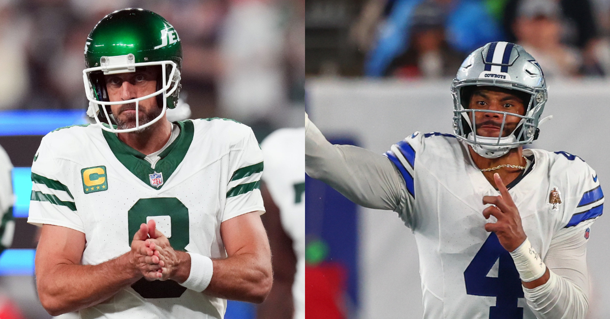 The Dallas Cowboys will host the New York Jets following Aaron Rodgers' season-ending injury on Monday Night Football.