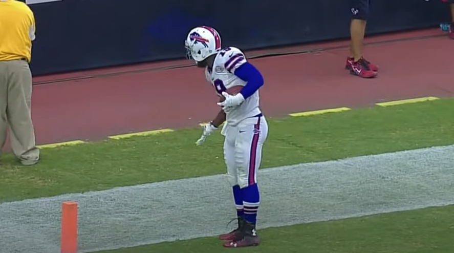 Buffalo Bills WR Mike Williams/ Photo Credit: YouTube @buffaloarchivesnow