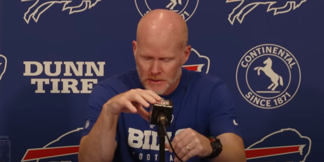 Buffalo Bills head coach Sean McDermott/ Photo Credit: YouTube @bills