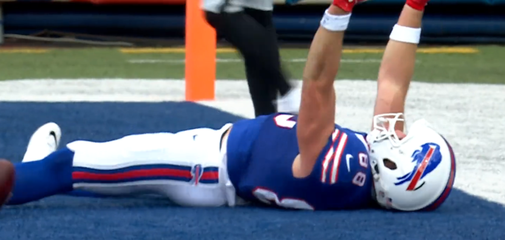 Buffalo bills TE Dawson Knox/ Photo Credit: Twitter/X @NFL