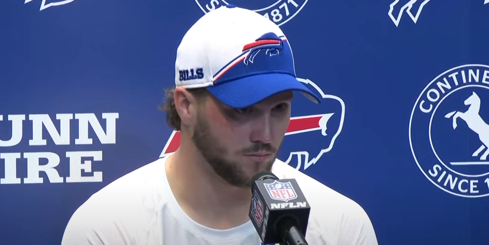 Buffalo Bills QB Josh Allen/ Photo Credit: YouTube @WGRZTVNews