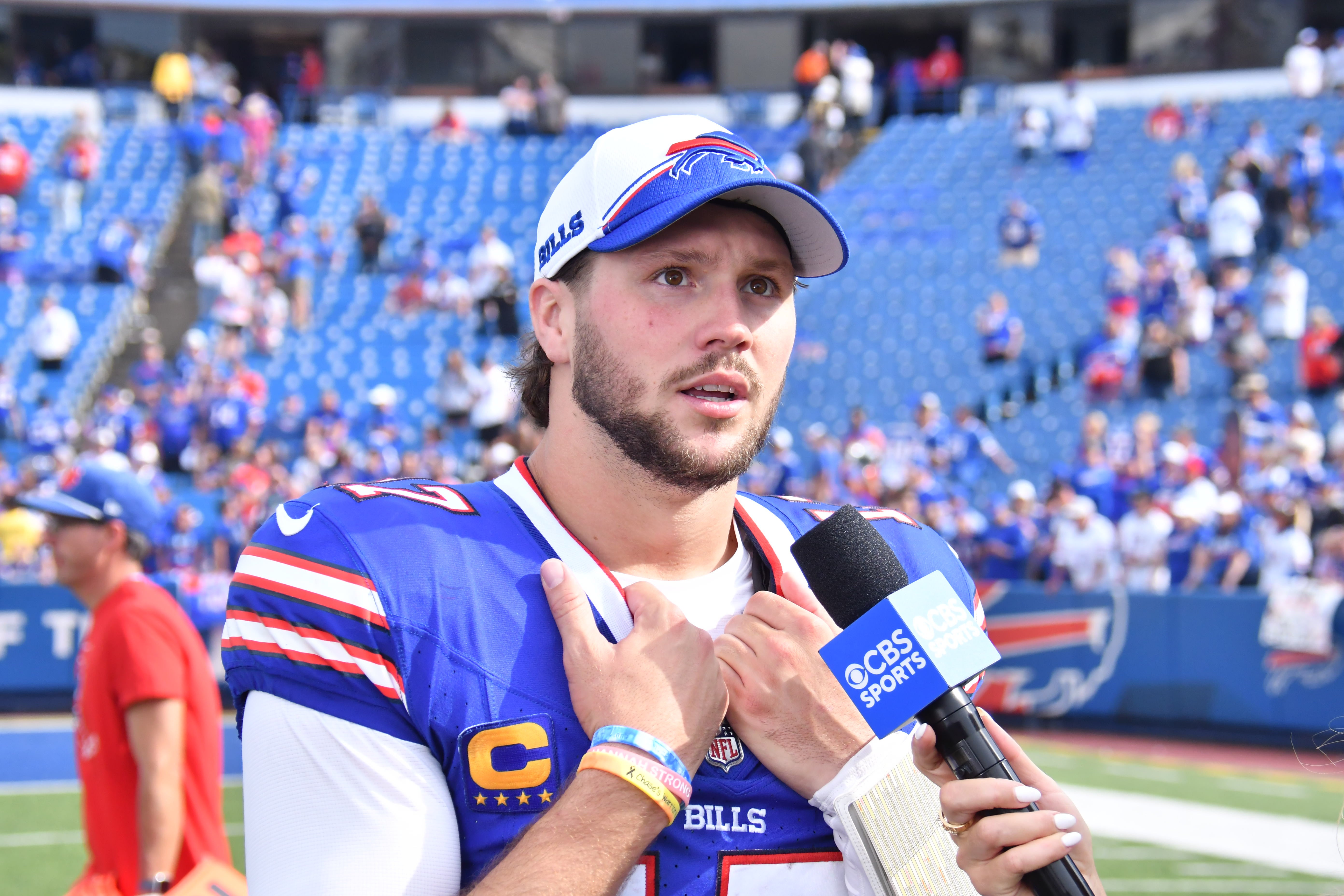 Buffalo Bills QB Josh Allen/ Photo Credit: Mark Konezny-USA TODAY Sports