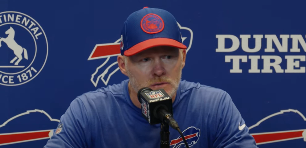 Buffalo Bills head coach Sean McDermott/ Photo Credit: YouTube @buffalobills