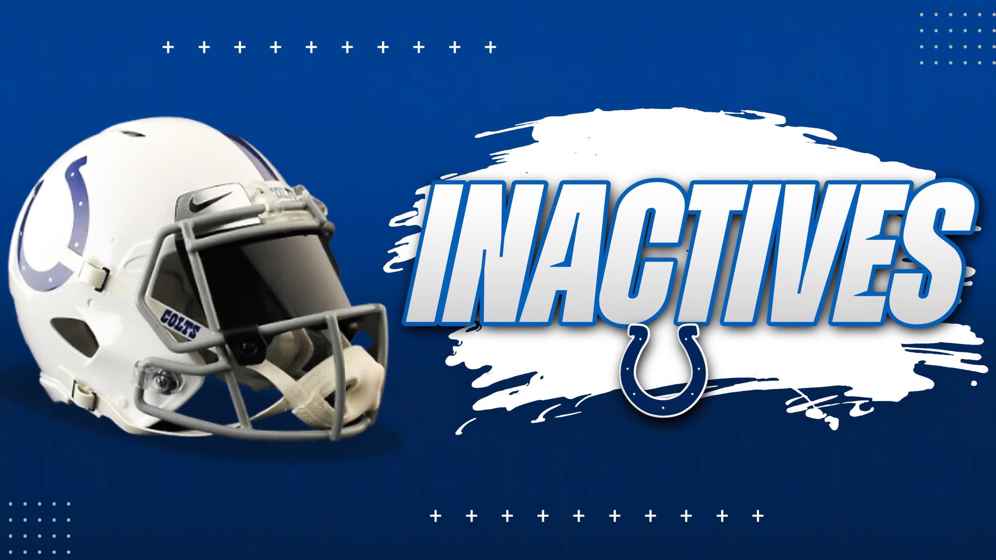 A to Z Colts Inactives Graphic