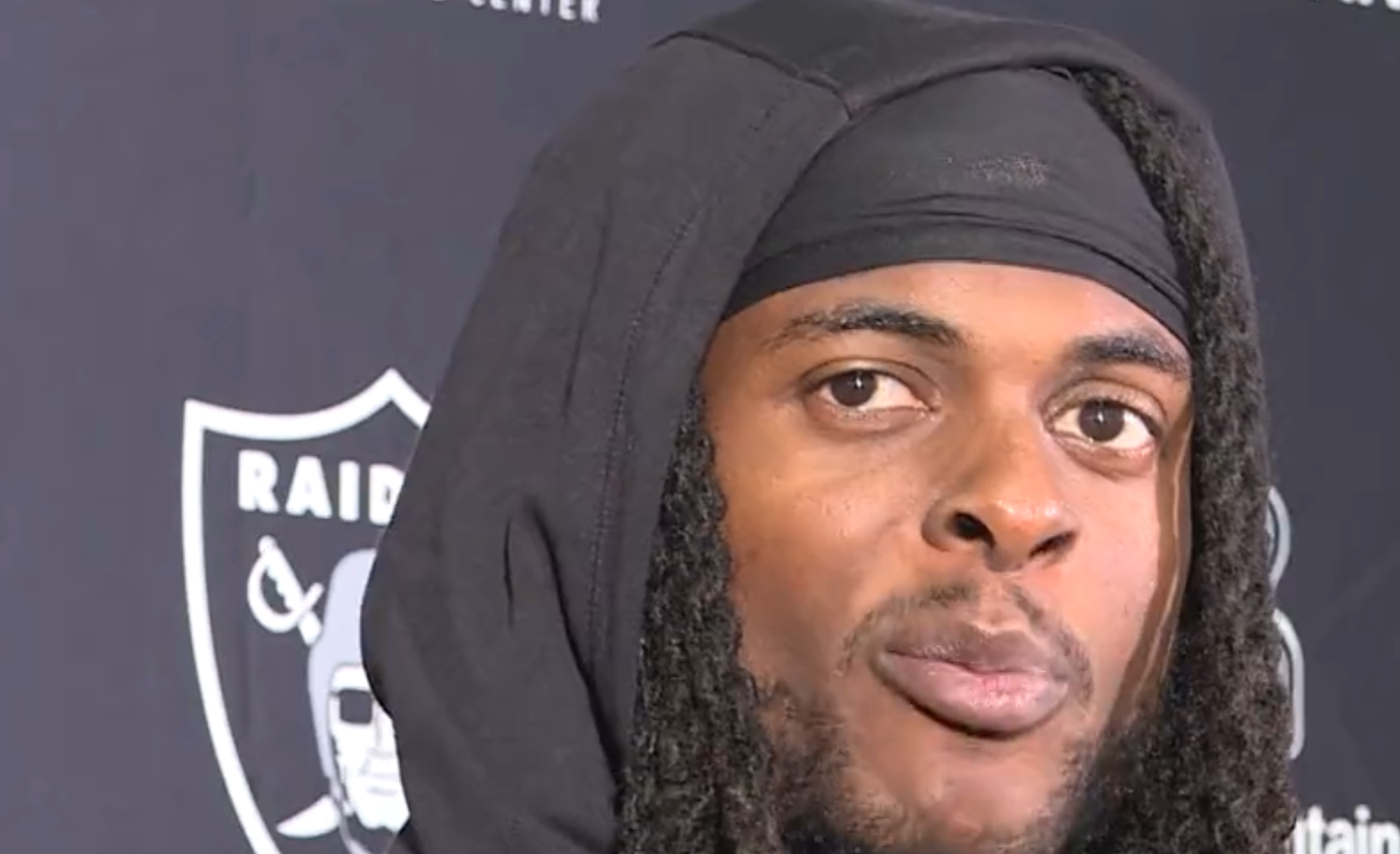 Las Vegas Raiders WR Davante Adams/ Photo Credit: Twitter/X @loganreever