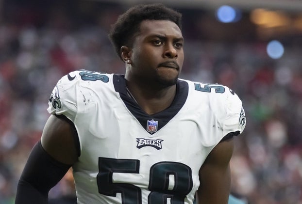 Philadelphia Eagles LB Kyron Johnson