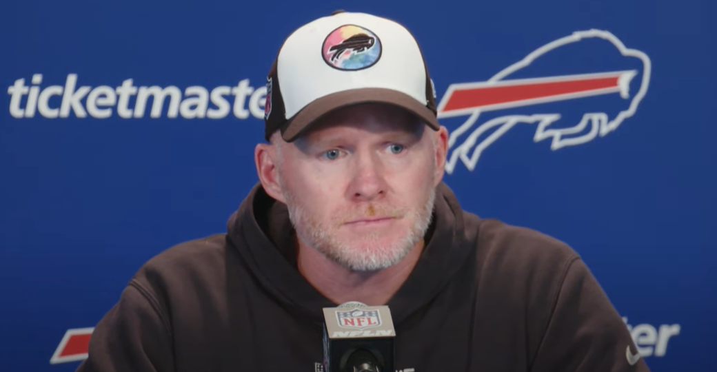 Buffalo Bills head coach Sean McDermott/ Photo Credit: YouTube @buffalobills