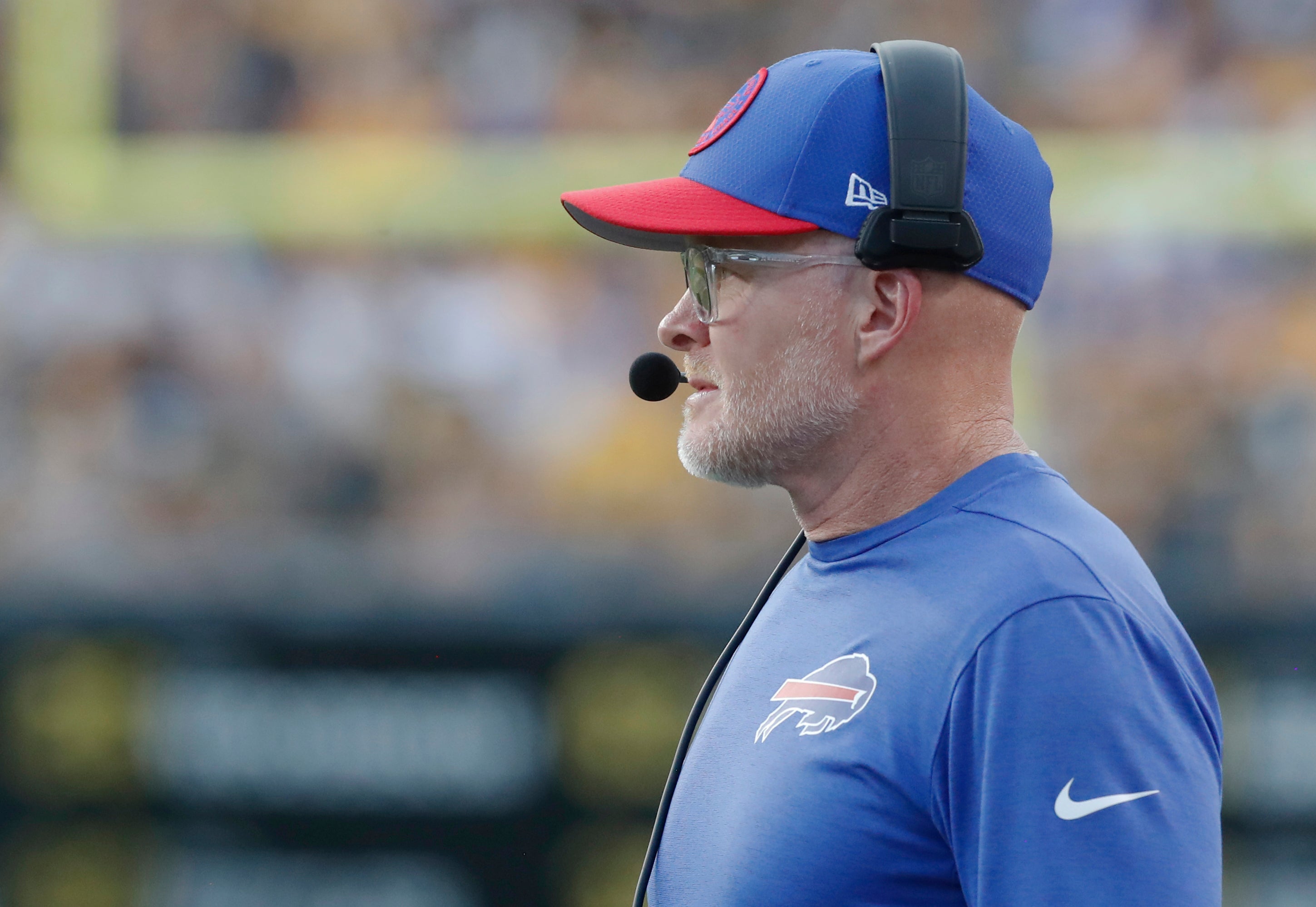 Buffalo Bills head coach Sean McDermott/ Photo Credit: Charles LeClaire-USA TODAY Sports