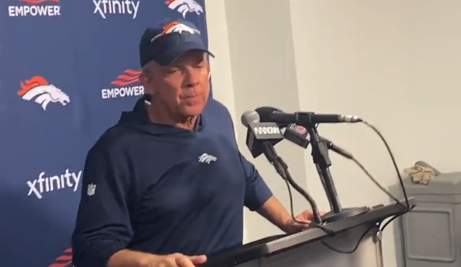 Broncos head coach Sean Payton/ Photo Credit: Twitter/X @mikeklis