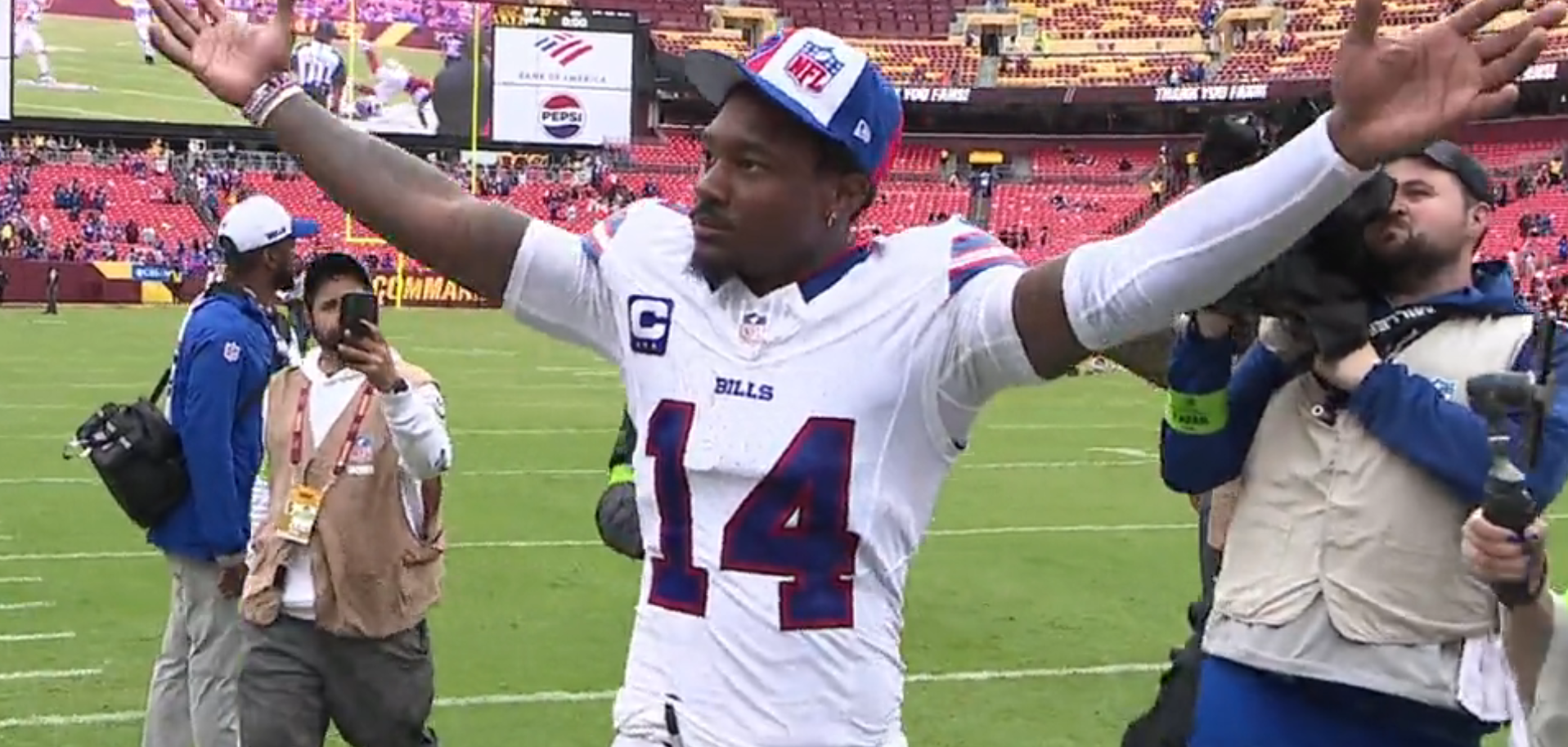 Buffalo Bills WR Stefon Diggs/ Photo Credit: Twitter/X @thadbrown7