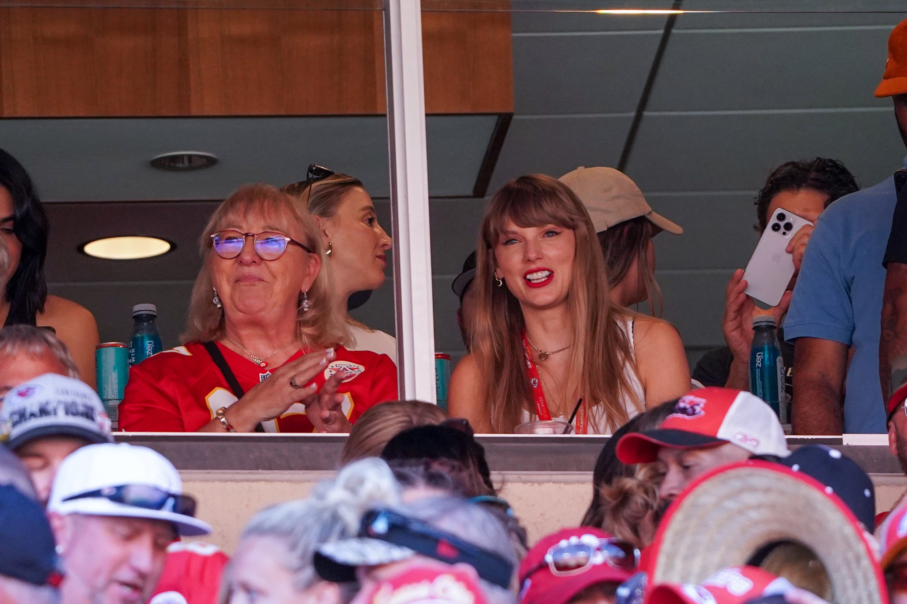 Taylor Swift at Kansas City Chiefs Game