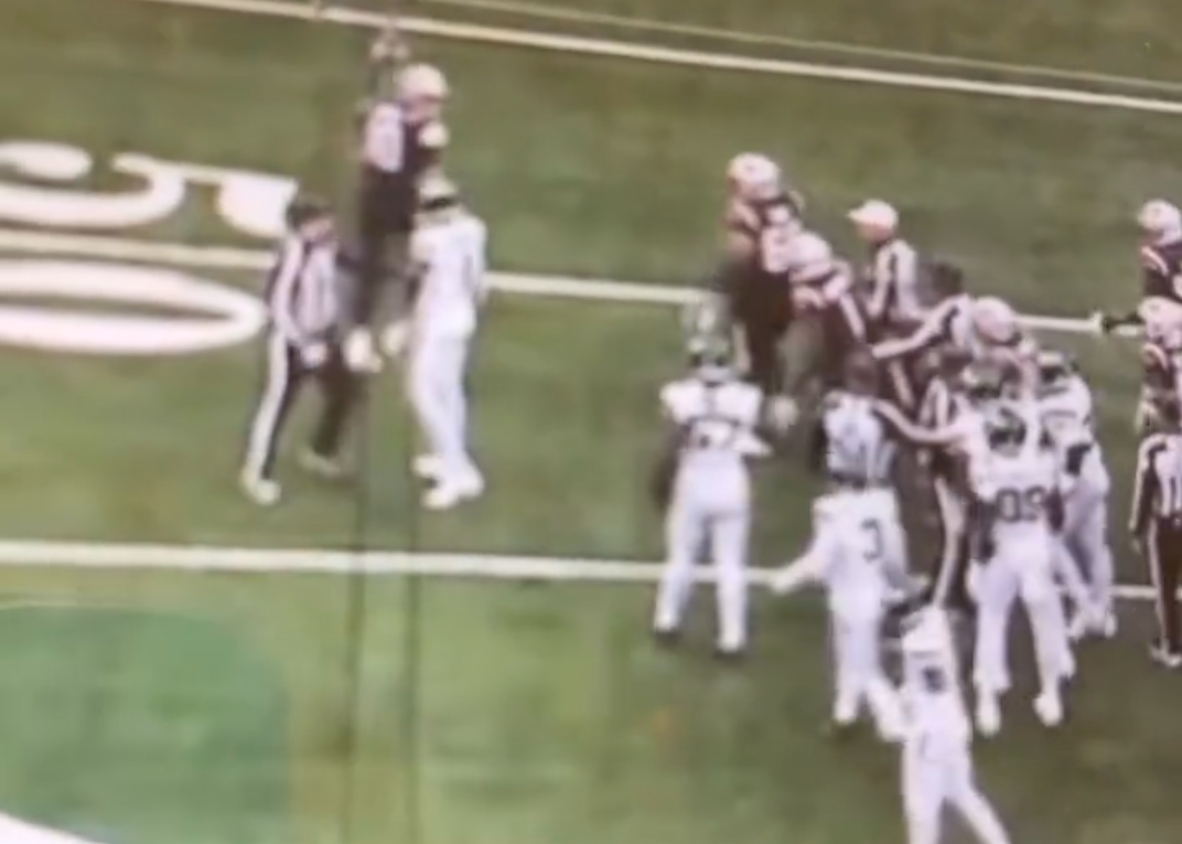 New York Jets CB Sauce Gardner and New England Patriots QB Mac Jones/ Photo Credit: Twitter/X @iamSauceGardner