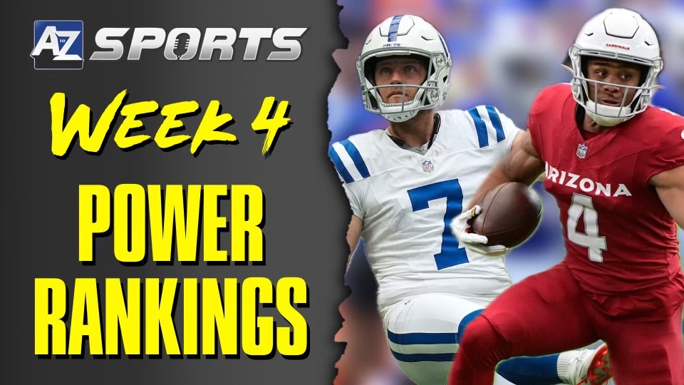 Week 4 Power Rankings A to Z Sports