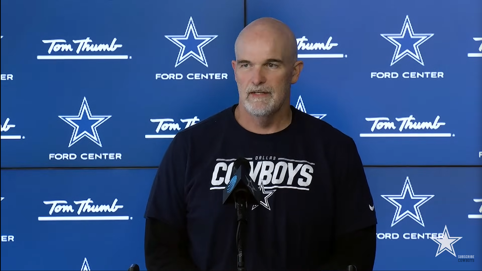 Dallas Cowboys DC Dan Quinn talks to the media following Week 3 loss to the Arizona Cardinals.