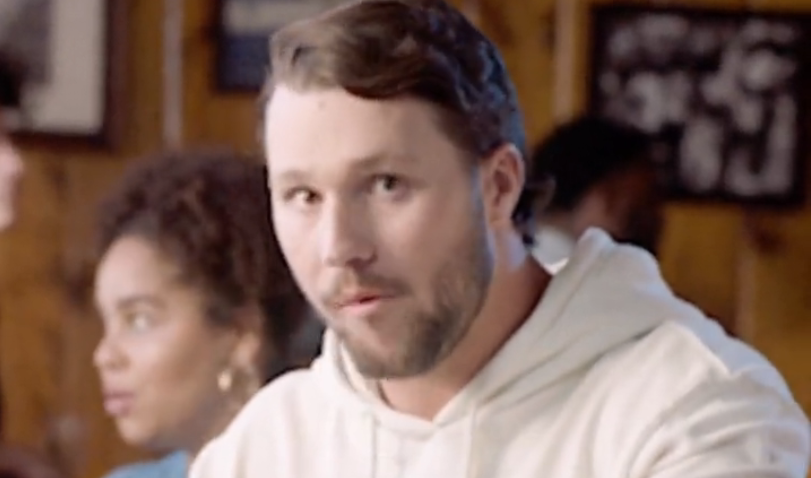 Buffalo Bills QB Josh Allen drinking Pepsi