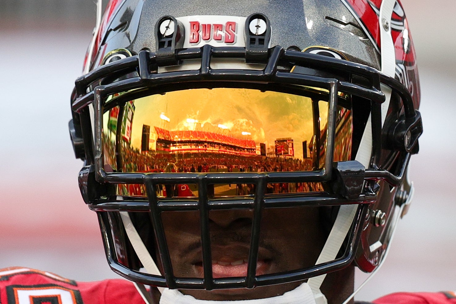 Sep 25, 2023; Tampa, Florida, USA; Tampa Bay Buccaneers linebacker Devin White (45) takes the field for warm ups before a game against the Philadelphia Eaglesat Raymond James Stadium. Mandatory Credit: Nathan Ray Seebeck-USA TODAY Sports