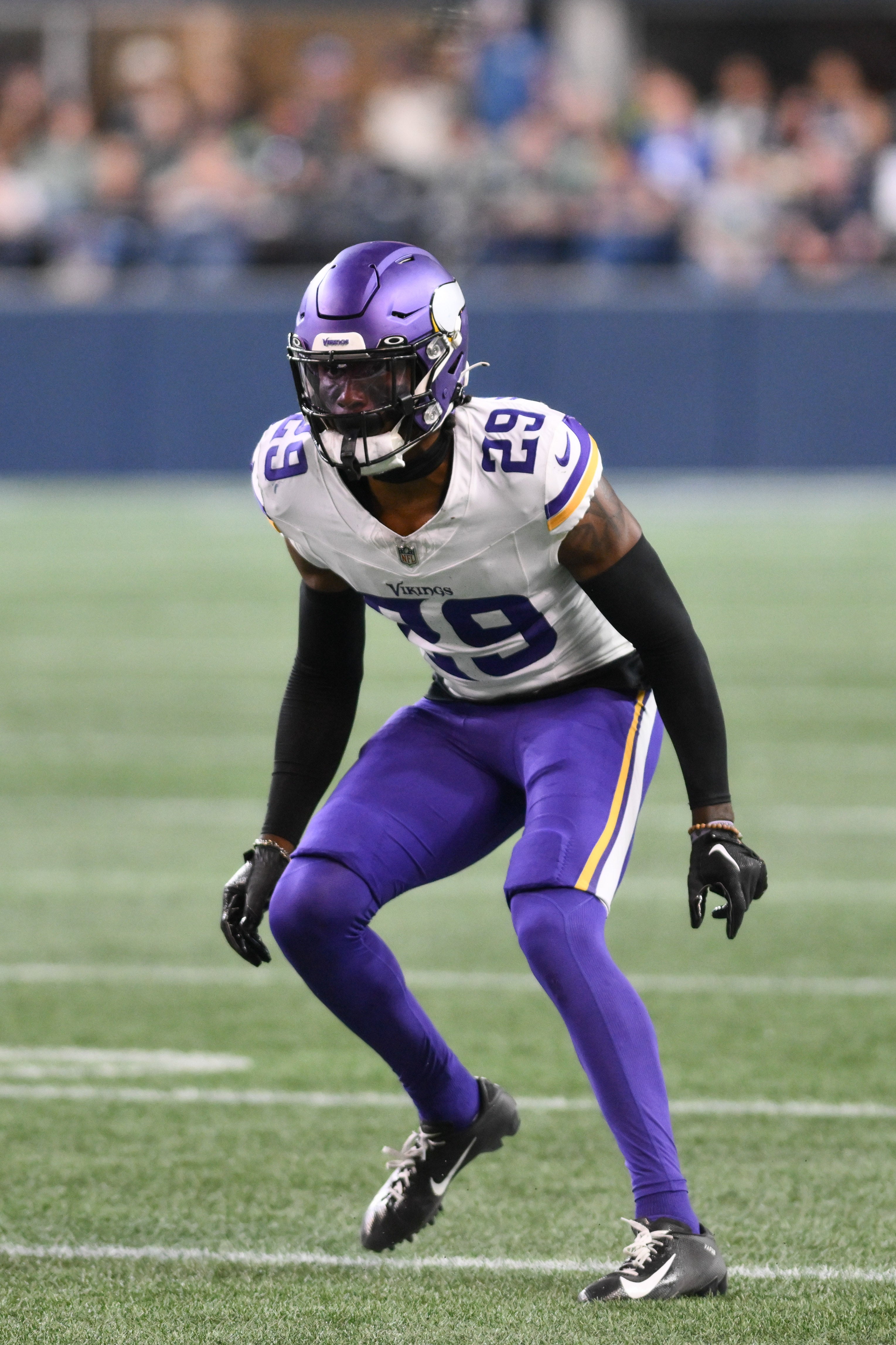 Aug 10, 2023; Seattle, Washington, USA; Minnesota Vikings cornerback Joejuan Williams (29) during the game against the Seattle Seahawks at Lumen Field.