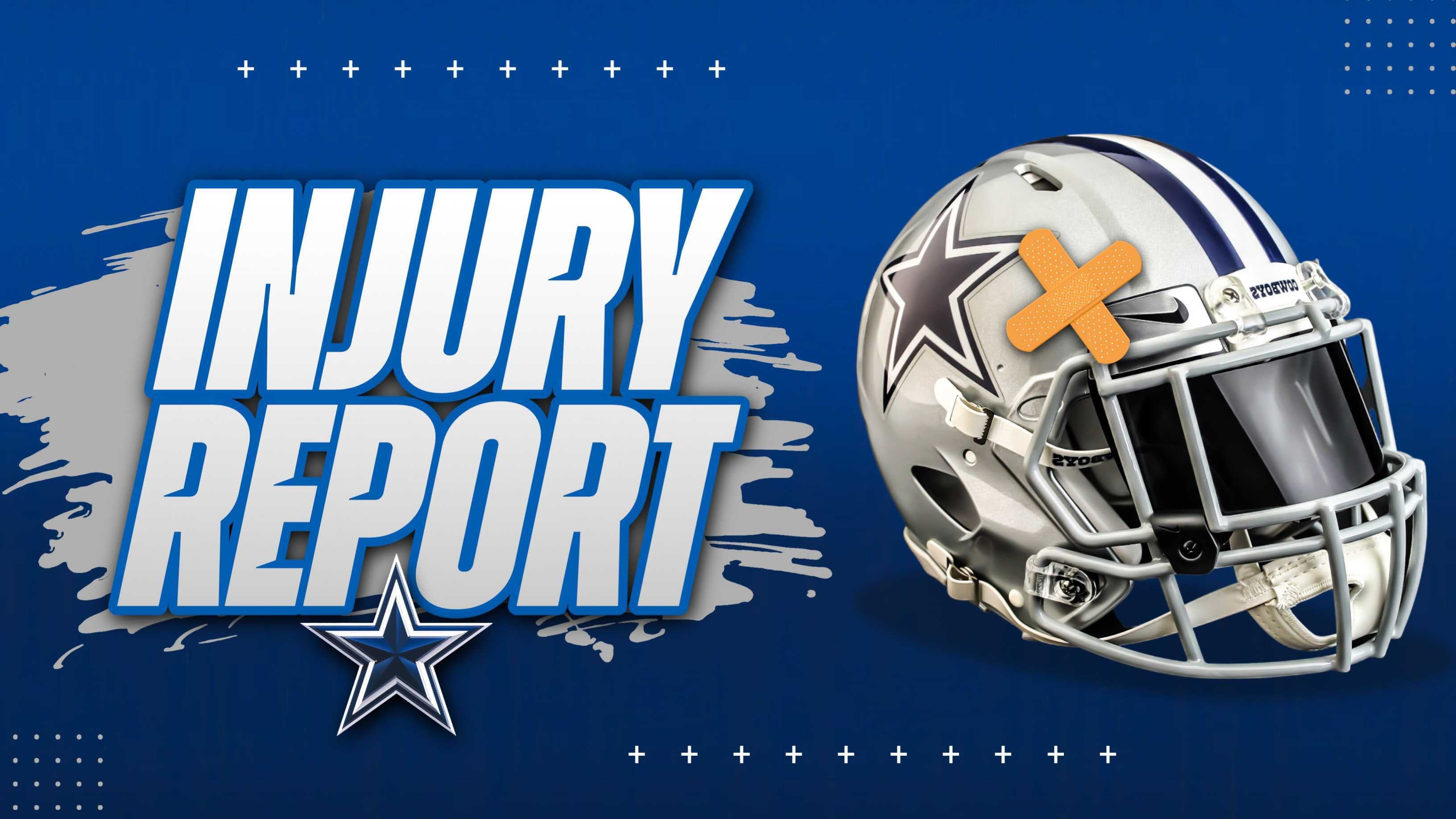 Dallas Cowboys injury report for Week 4 vs Patriots.