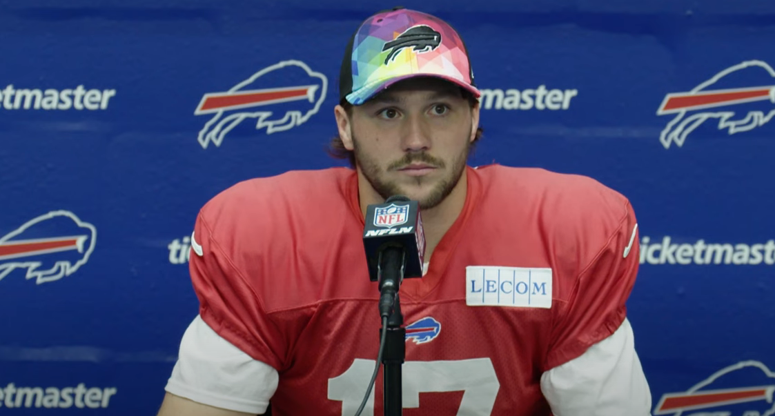 Buffalo Bills QB Josh Allen opens up to the media