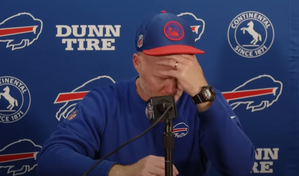 Buffalo Bills head coach Sean McDermott opening up to the media