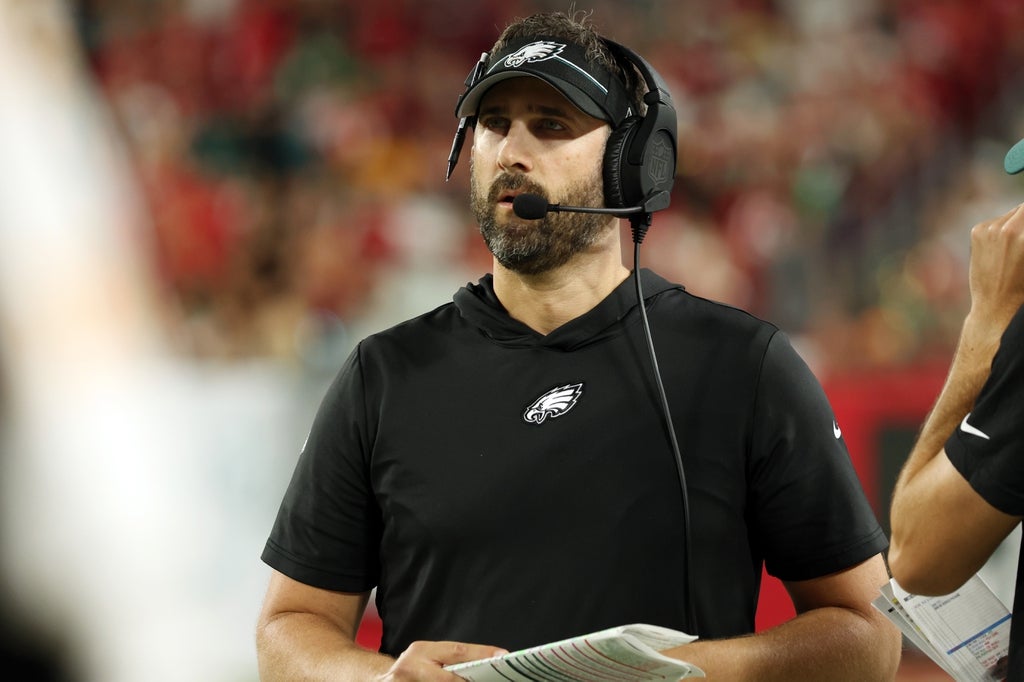 Eagles' head coach Nick Sirianni