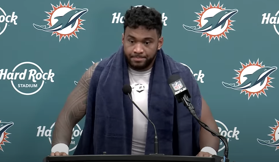 Miami Dolphins QB Tua Tagovailoa opening up to the media