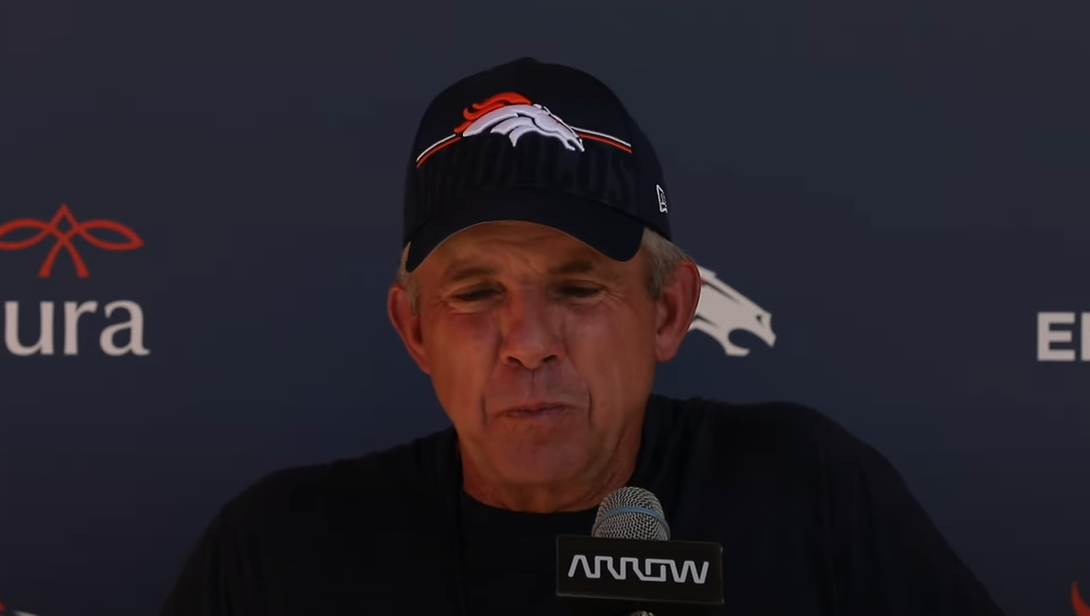 Denver Broncos head coach Sean Payton opening up to the media