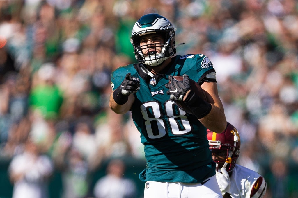 Eagles tight end Dallas Goedert