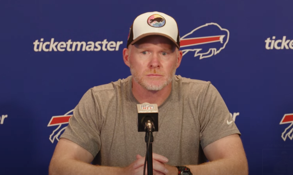 Buffalo Bills head coach Sean McDermott