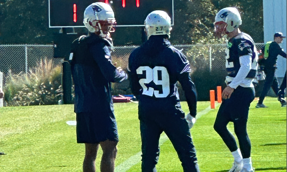 J.C. Jackson at Patriots Practice