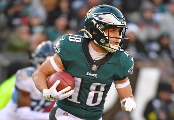 Eagles wide receiver Britain Covey