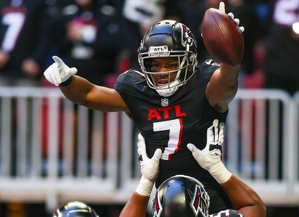 Atlanta Falcons running back Bijan Robinson