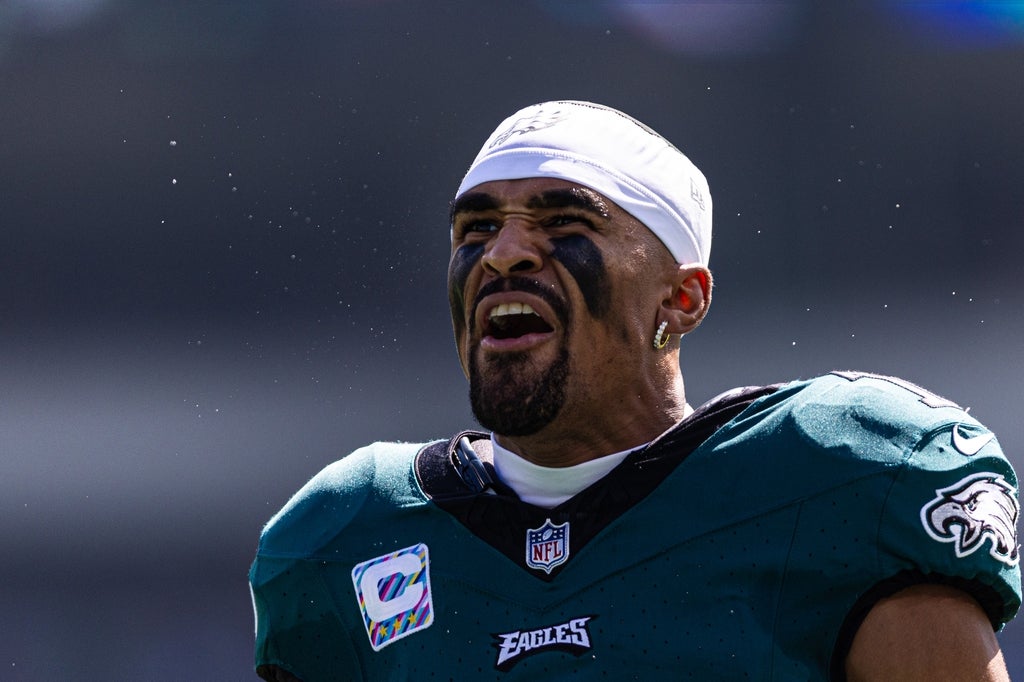 Eagles quarterback Jalen Hurts