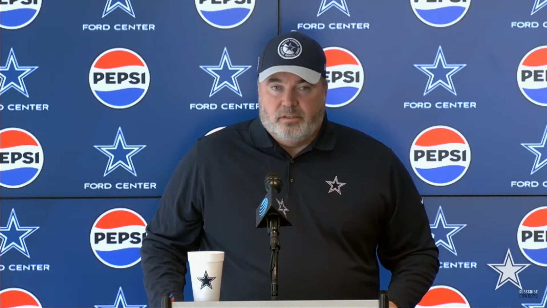 Dallas Cowboys head coach Mike McCarthy tells reporters on Monday that Leighton Vander Esch could be headed to Injured Reserve.