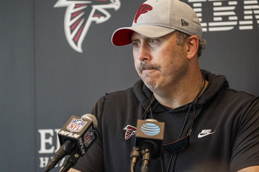 Falcons head coach Arthur Smith