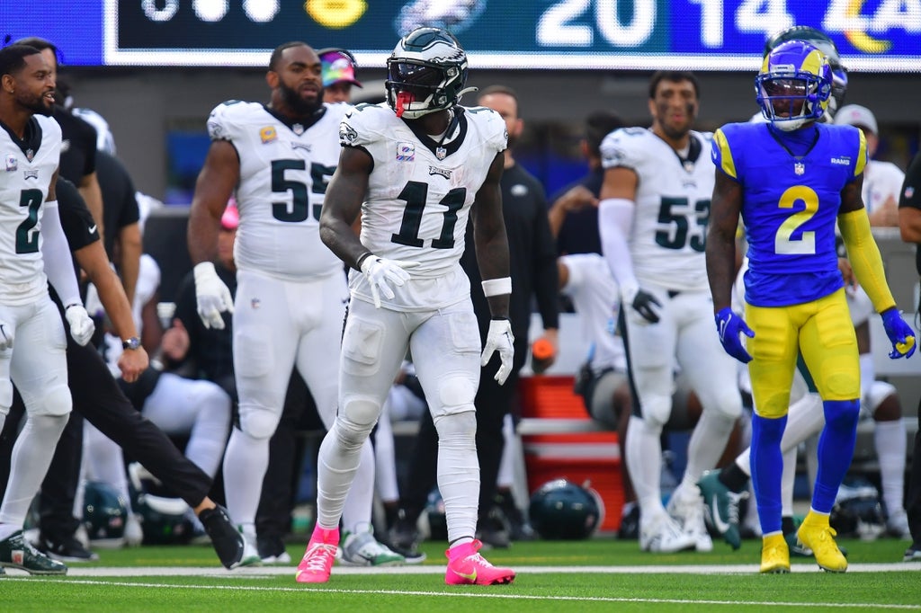 Eagles wide receiver A.J. Brown