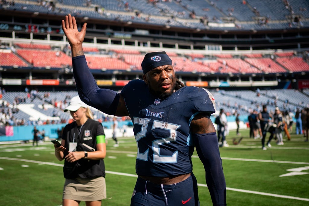 Titans running back Derrick Henry