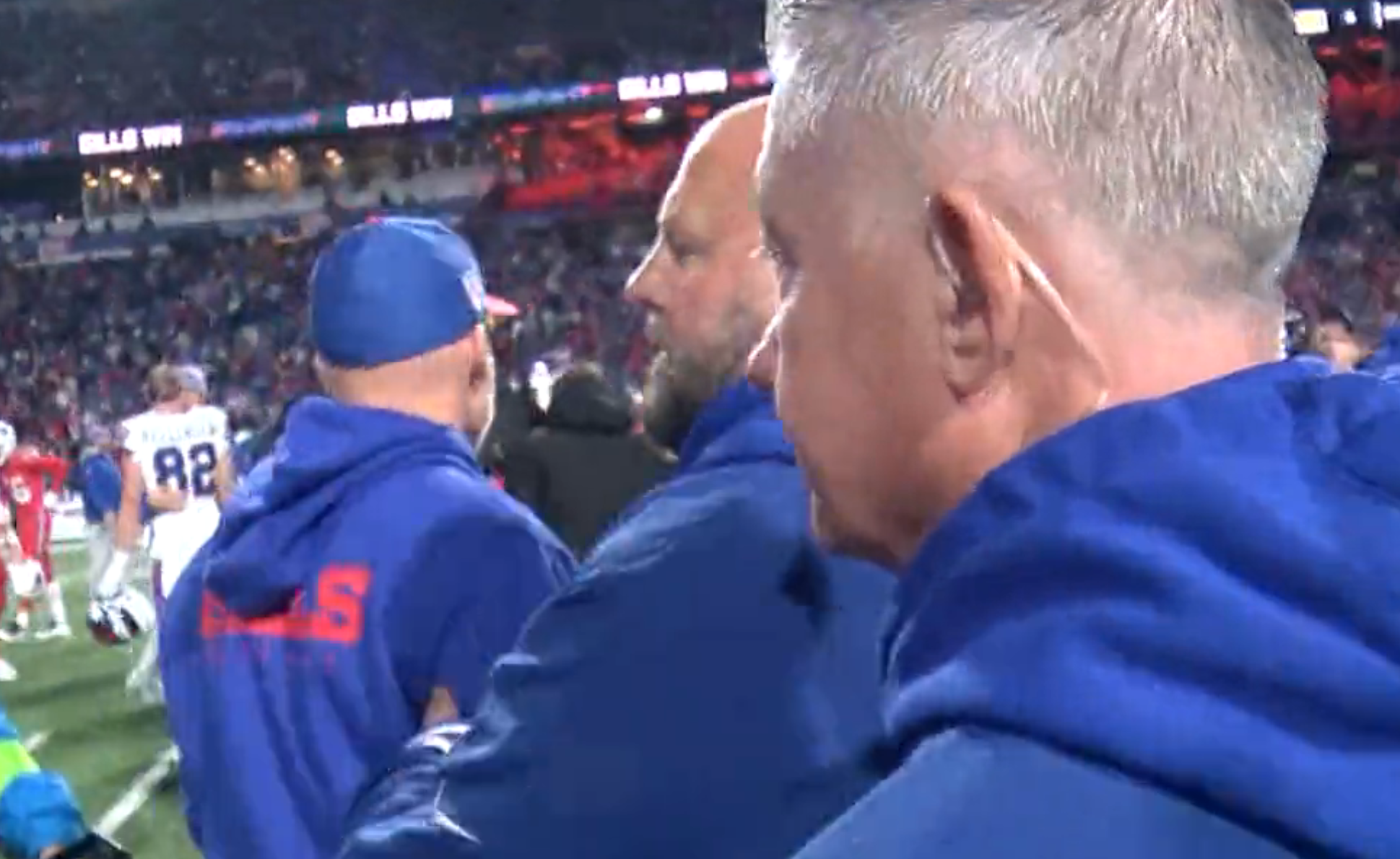 Buffalo Bills head coach Sean McDermott and New York Giants head coach Brian Daboll